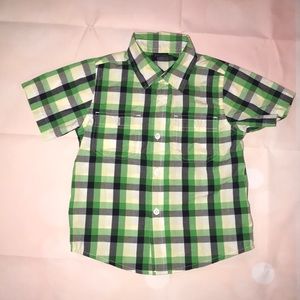 Faded Glory Button Down Shirt Boys 4t
